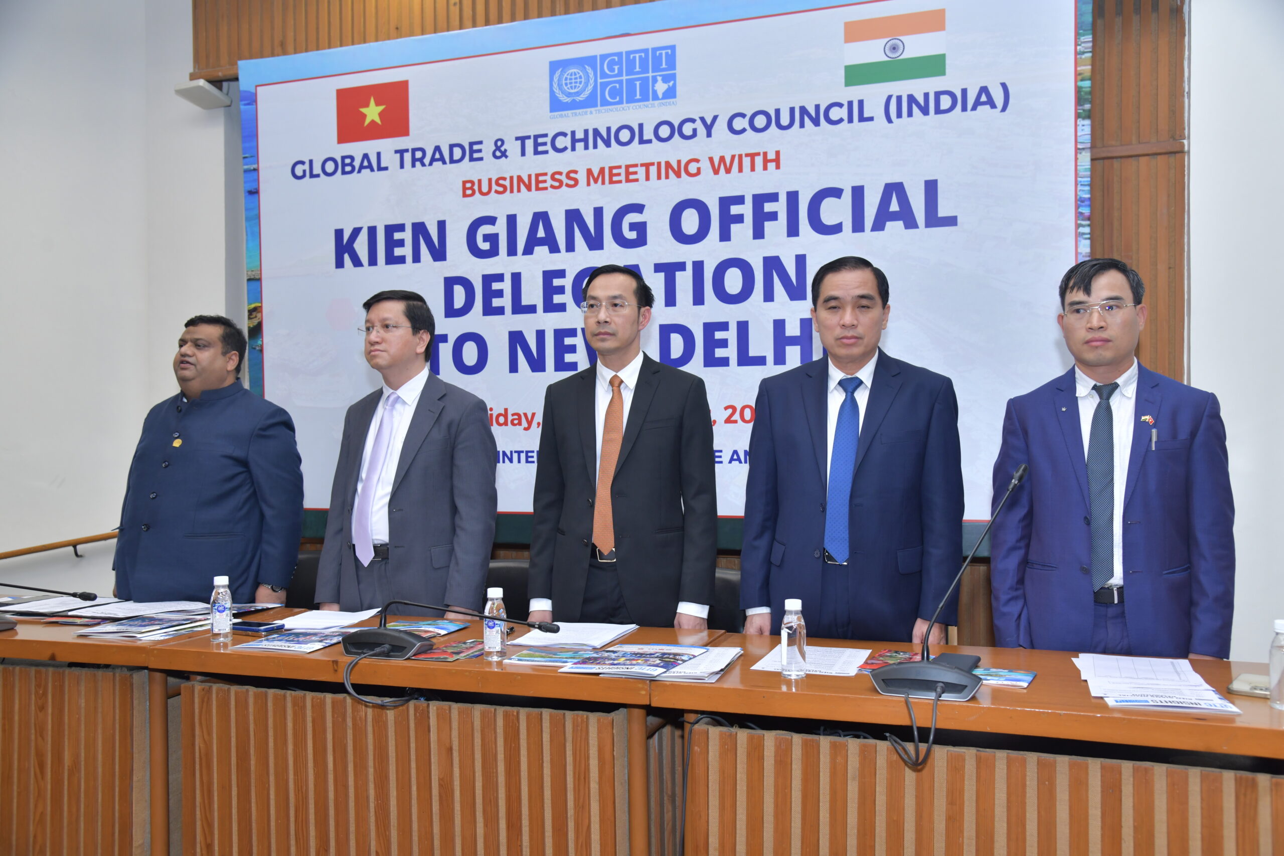 Business Meeting with Official Delegation from Kien Giang, Vietnam to New Delhi