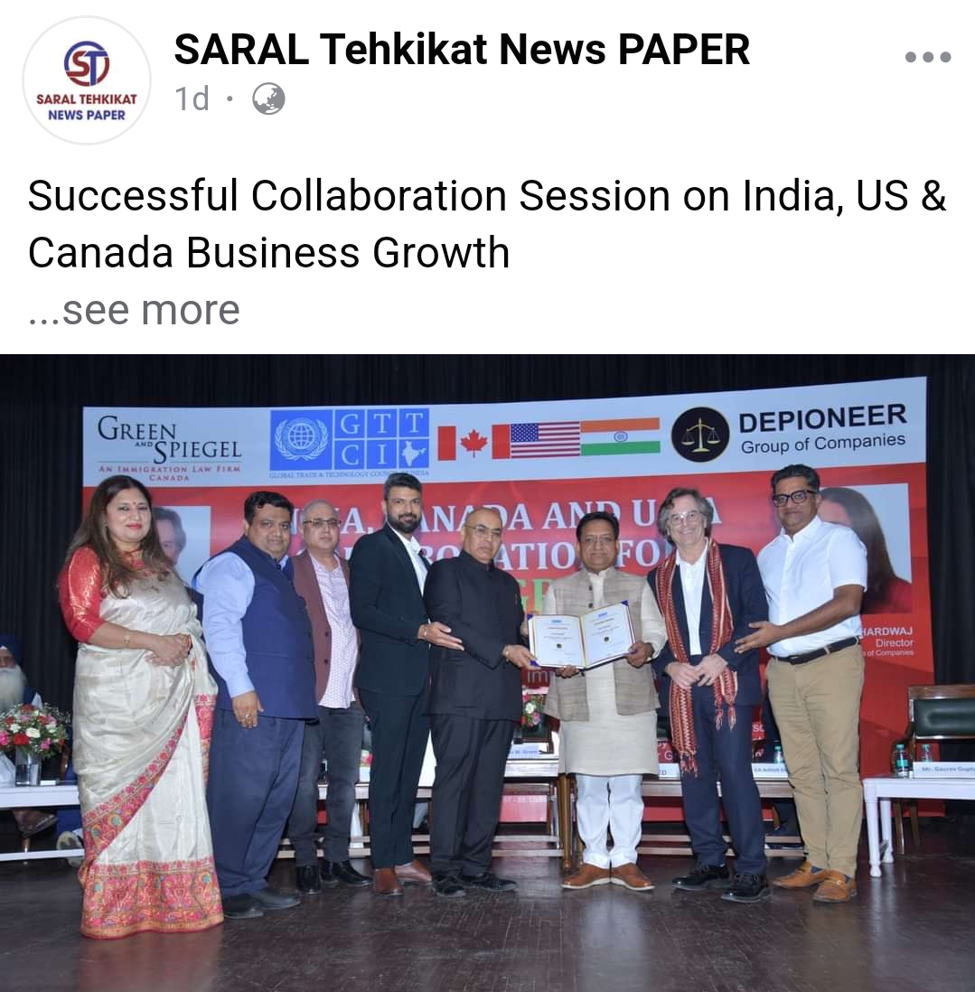 Collaboration Session of India, US, & Canada Business Growth