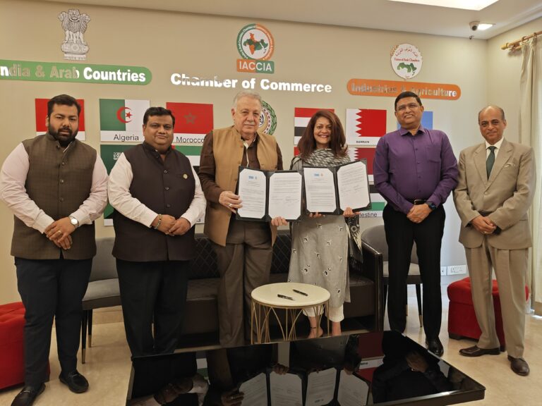 GTTCI Signs Landmark MoU with IACCIA to Empower India-Arab Trade & Innovation Synergy