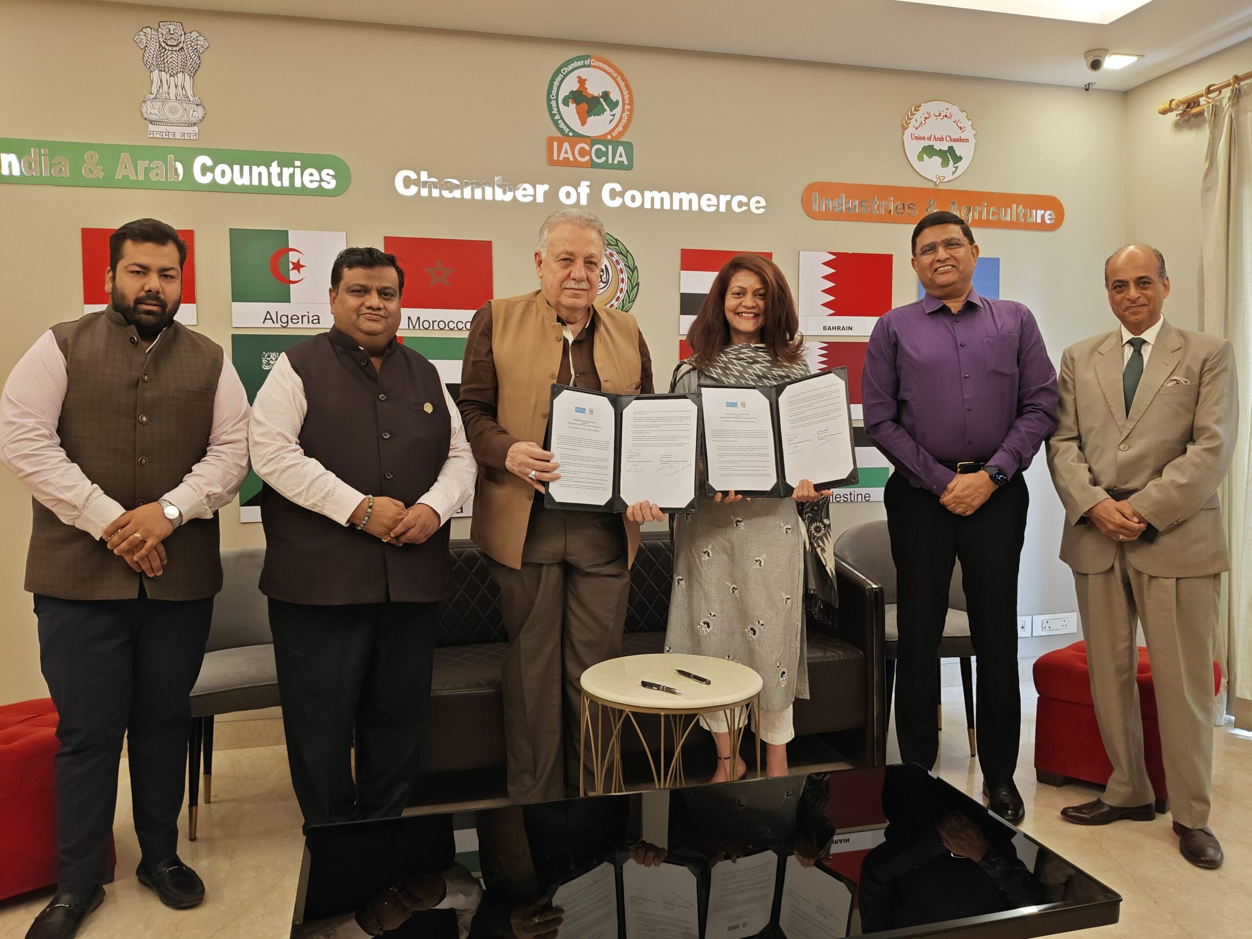 GTTCI Signs Landmark MoU with IACCIA to Empower India-Arab Trade & Innovation Synergy