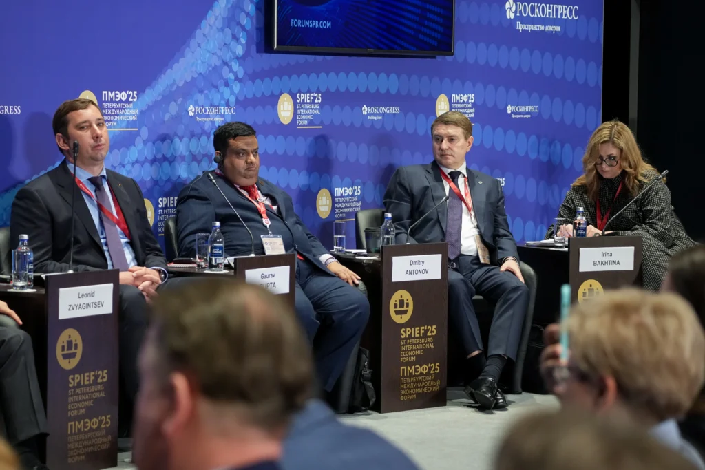 Dr. Gaurav Gupta Calls for Stronger SCO Business Synergies at SPIEF 2025