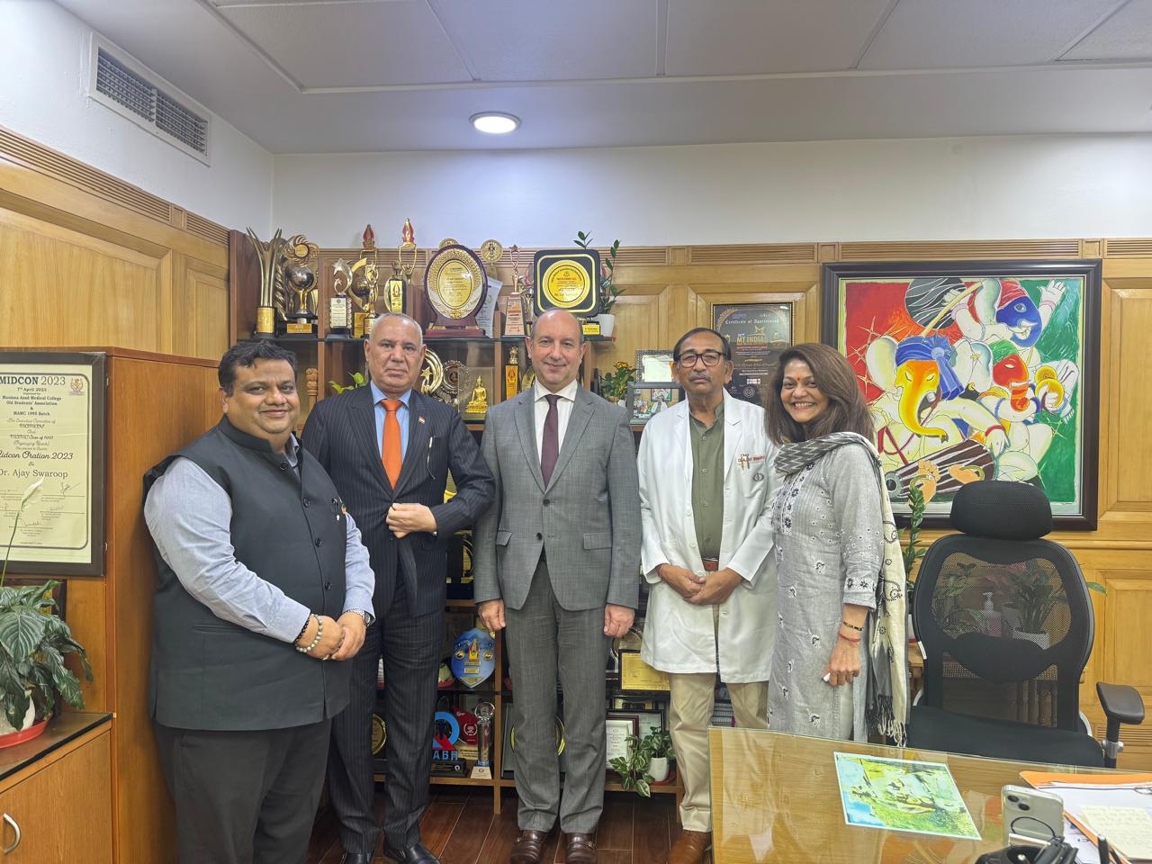 GTTCI Facilitates Visit of Iraq’s Head of Mission to Sir Ganga Ram Hospital for Strategic Healthcare Collaboration