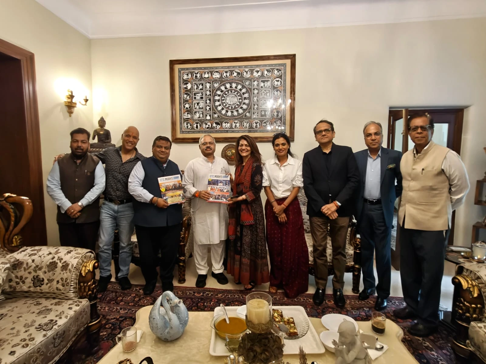 GTTCI Welcomes Shri Sunil Ambekar Ji at Chairperson’s Residence