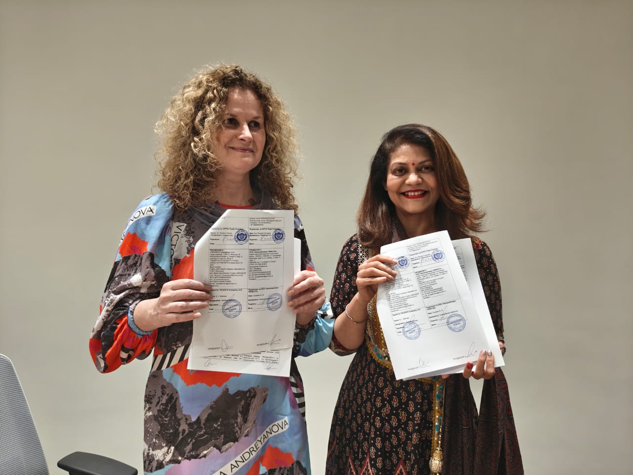 GTTCI Trade Chamber and Telesto Company, LLC Sign MoU for Joint Indo-Russian Feature Film