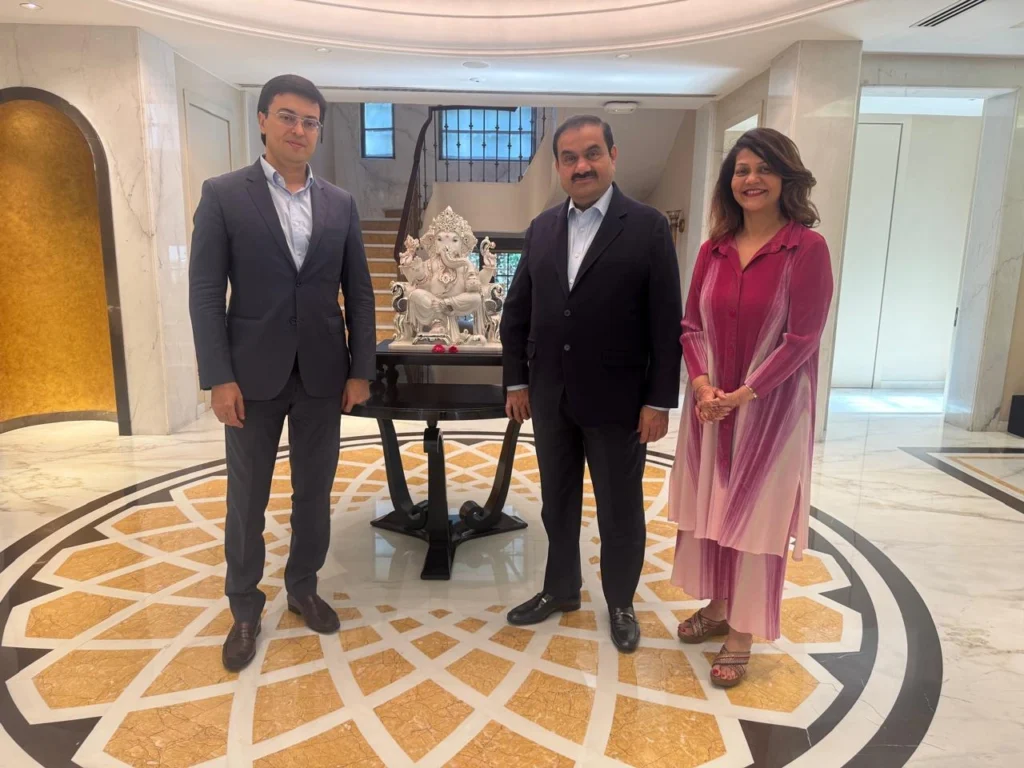 GTTCI Chairperson Dr. Rashmi Saluja and Ambassador Sardor Rustambaev Meet Mr. Gautam Adani to Promote Uzbekistan Investment Opportunities
