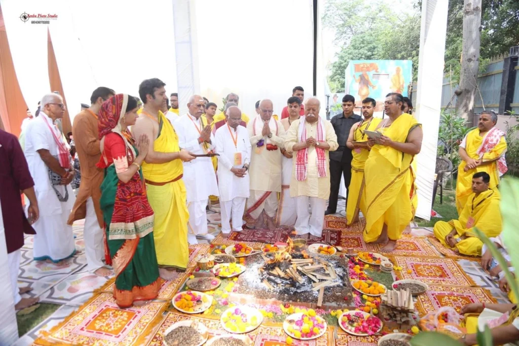Advancing Sanskrit Globally: International Central Office of Samskrita Bharati Inaugurated by Mohan Bhagwat Ji on Auspicious Akshaya Tritiya in New Delhi