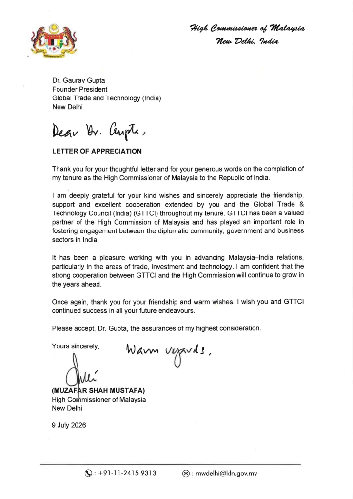 H.E. Mr. Muzafar Shah Bin Mustafa, High Commissioner of Malaysia